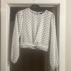 Minkpink polkadot shirt